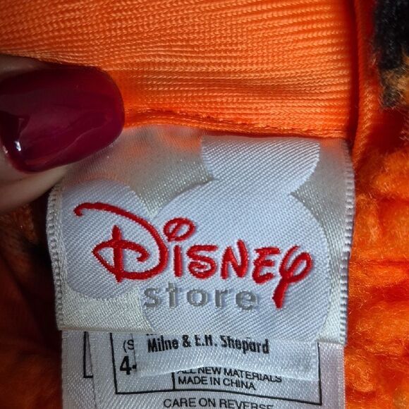 Disney Orange and Black Tigger Kids Footie Holloween Costume - Picture 2 of 16